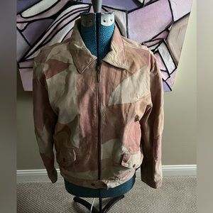 Vintage Robert Louis Patchwork Suede Jacket